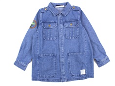 Soft Gallery jakke Aspen denim blue fishclub emb